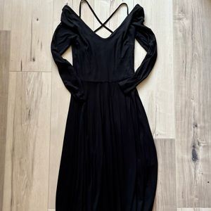 Dress with criss cross back